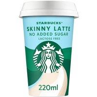 Starbucks Skinny Latte Lactose Free Iced Coffee 220ml