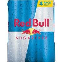 Red Bull Energy Drink Sugar Free 250ml x 4