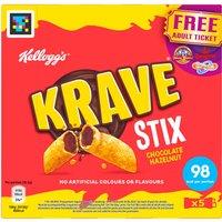 Kellogg's Krave Chocolate Hazelnut Stix Snack Bars 5x20.5g