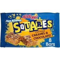 Kellogg's Rice Krispies Squares Caramel & Chocolate Snack Bars 8x36g