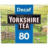 Taylors of Harrogate Yorkshire Tea Decaf 80 Tea Bags 250g