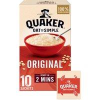 Quaker Oat So Simple Original Porridge Sachets 10x27g