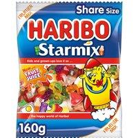 HARIBO Starmix Fruit & Cola Flavour Jelly & Foam Sweets Sharing Bag 160g