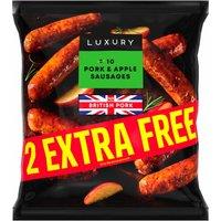 Iceland Luxury 10 Pork & Apple Sausages 600g