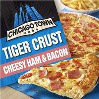 Chicago Town Tiger Crust Cheesy Ham & Bacon Pizza 315g