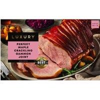 Iceland Luxury The Perfect Maple Crackling Gammon Joint 2.5kg