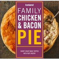 Iceland Chicken and Bacon Family Pie 700g