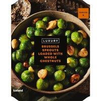 Iceland Luxury Brussels Sprouts Loaded with Whole Chestnuts 400g