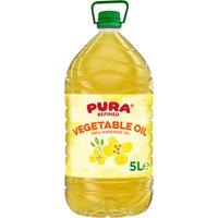 Pura Refined Vegetable Oil 5L