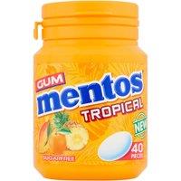 Mentos Gum Tropical 40 Pieces 56g