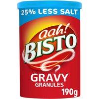 Bisto Reduced Salt Gravy Granules 190g