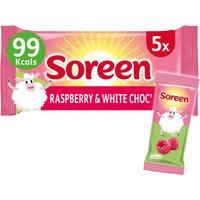 Soreen Raspberry & White Chocolate Mini Loaves, Spring Snack Bars 5 x 30g