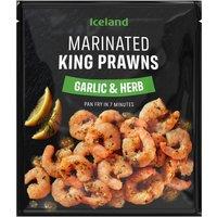 Iceland Garlic & Herb Marinated King Prawns 240g