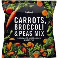 Iceland Carrots, Broccoli & Peas Mix 1kg