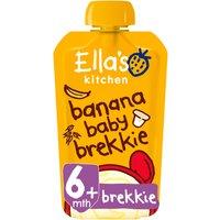 Ella's Kitchen Organic Banana Baby Brekkie Baby Food Breakfast Pouch 6+ Months 100g