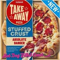 Iceland Takeaway Stuffed Crust Absolute Banger Pizza 548g