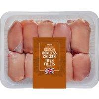 Iceland Fresh Boneless Chicken Thigh Fillets Skinless 850g