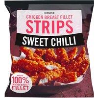 Iceland Sweet Chilli Chicken Breast Fillet Strips 500g