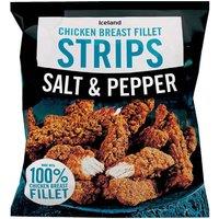 Iceland Salt & Pepper Crunchy Coated Chicken Strips 500g