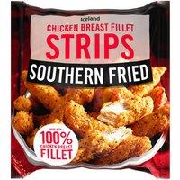 Iceland Southern Fried Chicken Breast Fillet Strips 500g