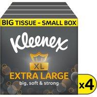 Kleenex Extra Large Tissues - Compact Quad Pack