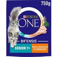 PURINA ONE Senior 7+ Chicken Dry Cat Food 750g