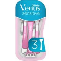 Venus Sensitive Disposable Razors x3