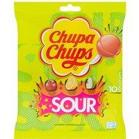 Chupa Chups Sour Assorted Flavour Lollipops 120g
