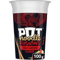 Pot Noodle Fusions Instant Snack Chilli Chicken 100 g