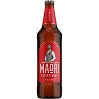 Madri Excepcional Premium Lager Beer Bottle 660ml