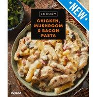 Iceland Luxury Chicken, Mushroom & Bacon Pasta 400g