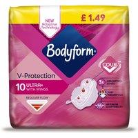 Bodyform Cour-V Ultra Normal Sanitary Towels Wings 10 pack