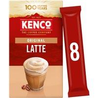 Kenco Latte Instant Coffee Sachets x8