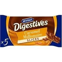 McVitie's Digestive Caramel Slices Cake Bars Multipack 5 x 22g, 110g