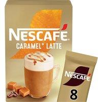 Nescafe Caramel Latte Instant Coffee 8 x 17g Sachets