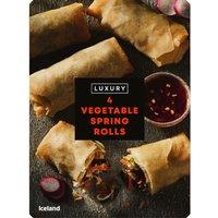Iceland Luxury 4 Vegetable Spring Rolls 220g