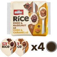 Mller Rice Chocolate, Hazelnut and Caramel Low Fat Desserts