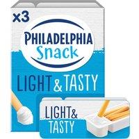 Philadelphia Snack Soft Cheese Dip & Breadsticks 3 x 42g (126g)