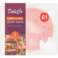 Deli Co 5 Honey Cured Lean Ham Slices 90g