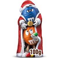 M&M's Milk Chocolate Christmas Santa Shape with Mini Chocolate M&M's 100g