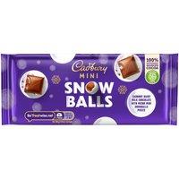 Cadbury Dairy Milk Mini Snow Balls Christmas Chocolate Bar 110 g