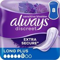 Always Discreet Incontinence Pads Long Plus