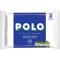 Polo Sugar Free Mint Tube Multipack 24.5g 5 Pack
