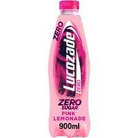 Lucozade Energy Zero Sugar Drink Pink Lemonade 900ml