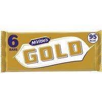 McVitie's Gold Caramel Flavour Biscuit Bars Multipack 6 x 18.3g, 110g