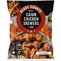 Iceland Ready Cooked Cajun Chicken Skewers 340g