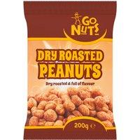 Go Nuts Dry Roasted Peanuts 200g