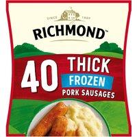 Richmond 40 Thick Pork Sausages 1720g