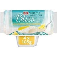 Mller Bliss Whipped Greek Style Zesty Lemon yogurt