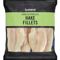 Iceland Skinless Boneless Hake Fillets 340g